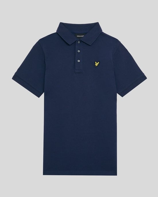 Lyle & Scott Boys' Cotton Polo Shirt - Navy - Image 3