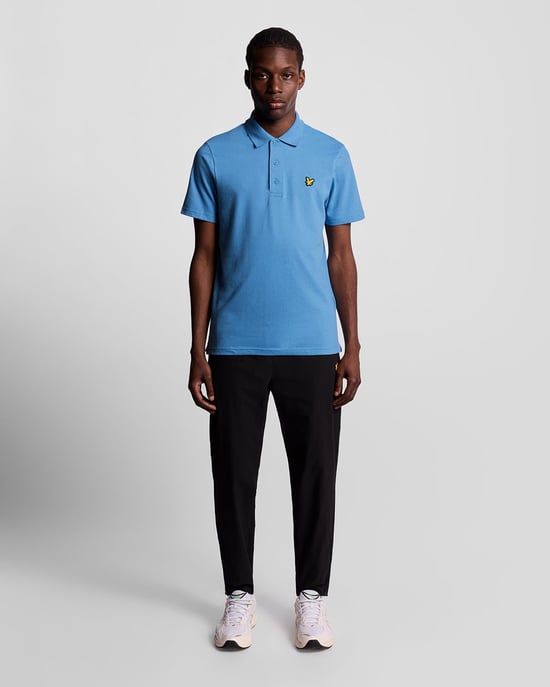 Lyle & Scott Sports pikétröja - Blå - Image 2
