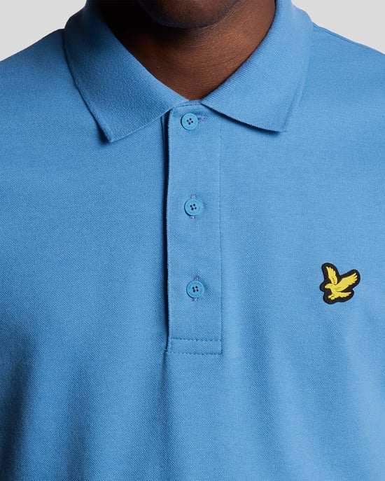 Lyle & Scott Sports pikétröja - Blå - Image 3