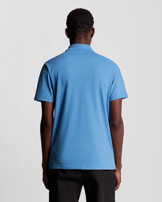Lyle & Scott Sports pikétröja - Blå - Image 4