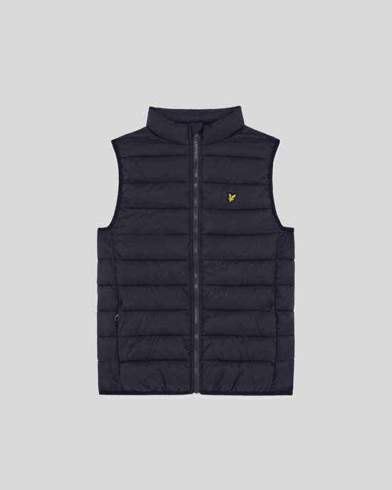 Lyle & Scott jongens lichtgewicht gewatteerd vest - marineblauw - Image 1