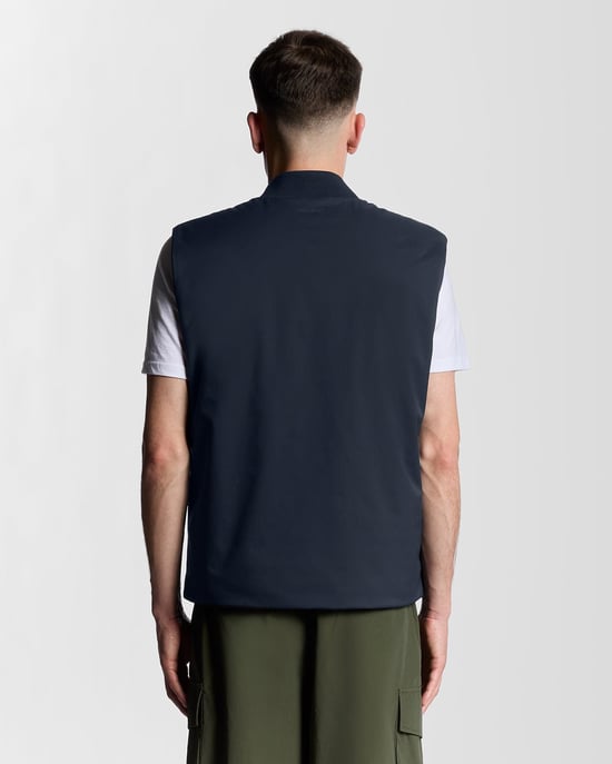 Lyle & Scott Golf Water Resistant Insulated Gilet - Navy - Image 4