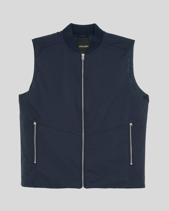 Lyle & Scott Golf Water Resistant Insulated Gilet - Navy - Image 5
