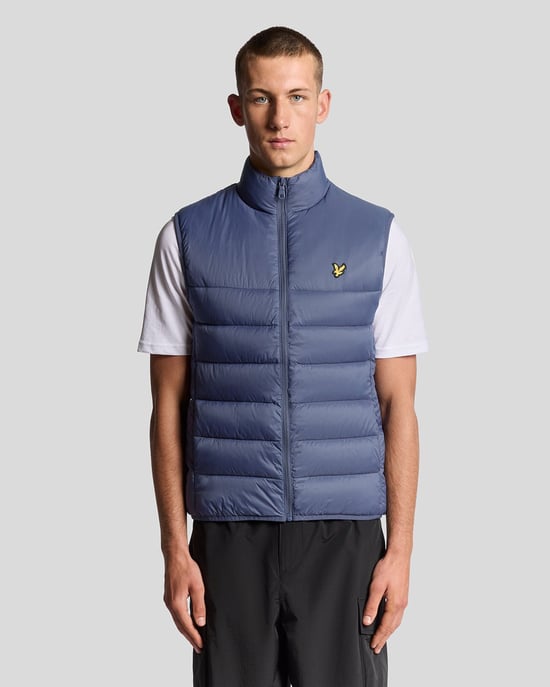 Lyle & Scott Puffer Gilet - Grå - Image 1