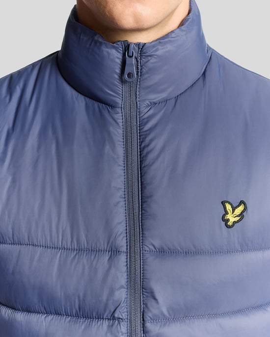 Lyle & Scott Puffer Gilet - Grijs - Image 3