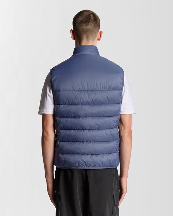 Lyle & Scott Puffer Gilet - Grijs - Image 4