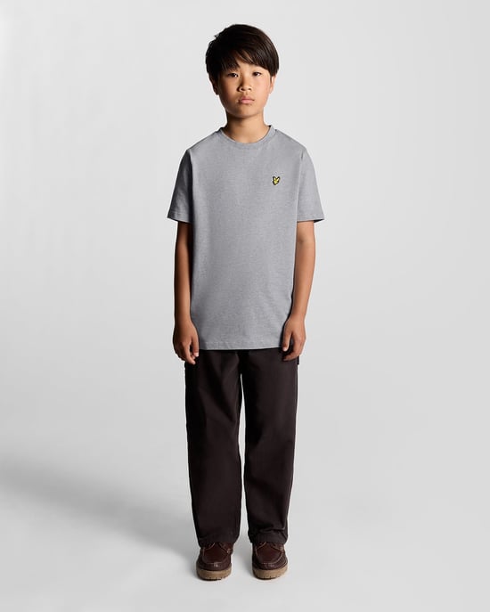 Lyle & Scott Jongens Katoenen T-shirt - Grijs - Image 2