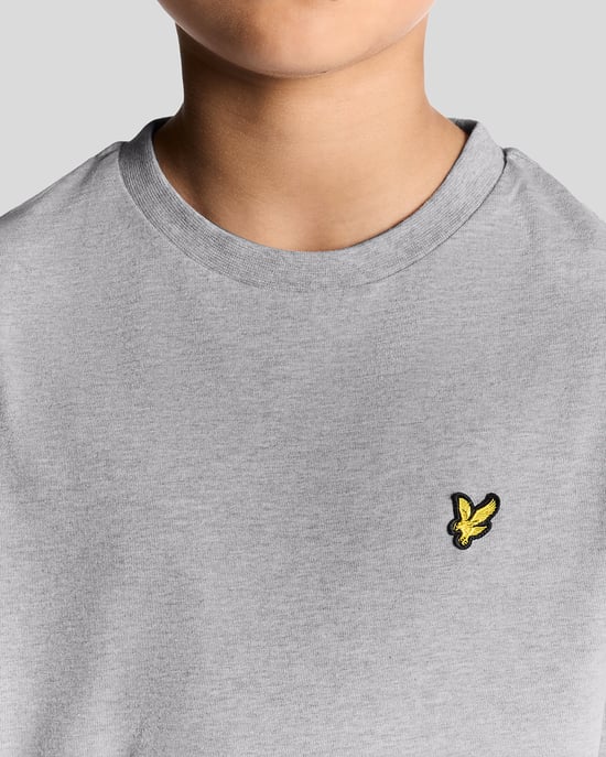 Lyle & Scott Jongens Katoenen T-shirt - Grijs - Image 3