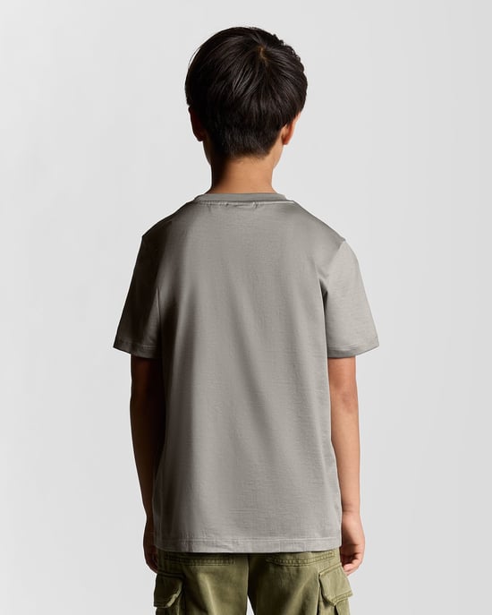 Lyle & Scott Boys' Cotton Tonal T-Shirt - Grey - Image 4