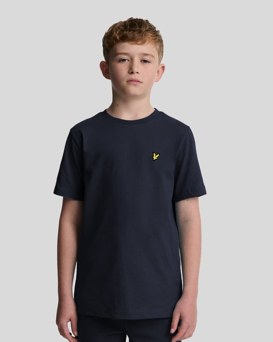 Lyle & Scott Jongens Katoenen T-shirt - Marineblauw - Image 1
