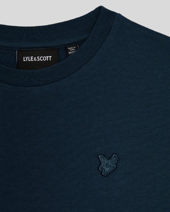 Lyle & Scott Boys' Linen T-Shirt - Navy - Image 2