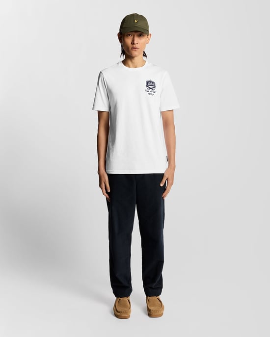 Lyle & Scott Legends På Planen Graphic T-shirt - Vit - Image 2