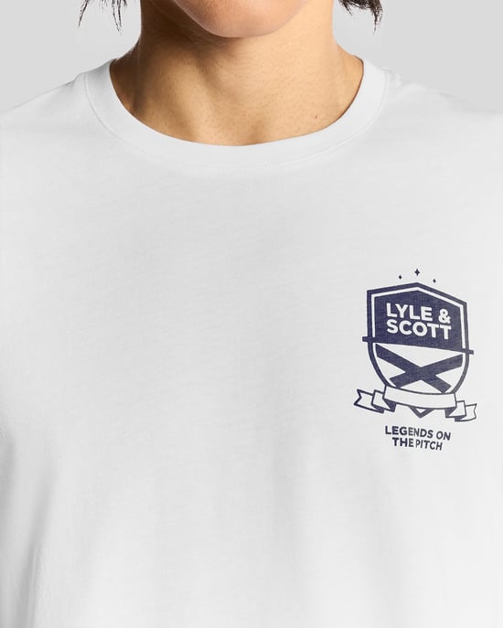 Lyle & Scott Legends På Planen Graphic T-shirt - Vit - Image 3