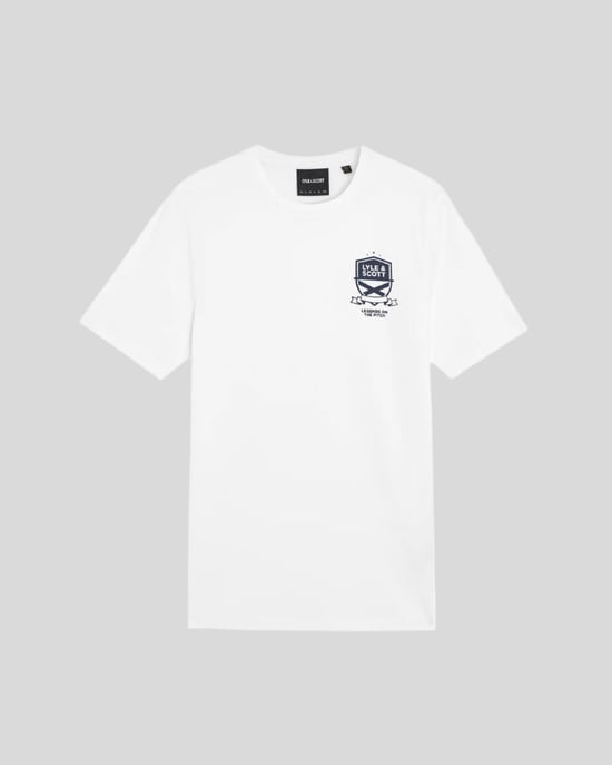 Lyle & Scott Legends På Planen Graphic T-shirt - Vit - Image 5