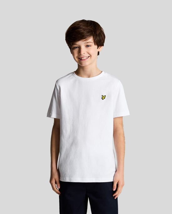 Lyle & Scott Jongens Katoenen T-shirt - Wit - Image 1