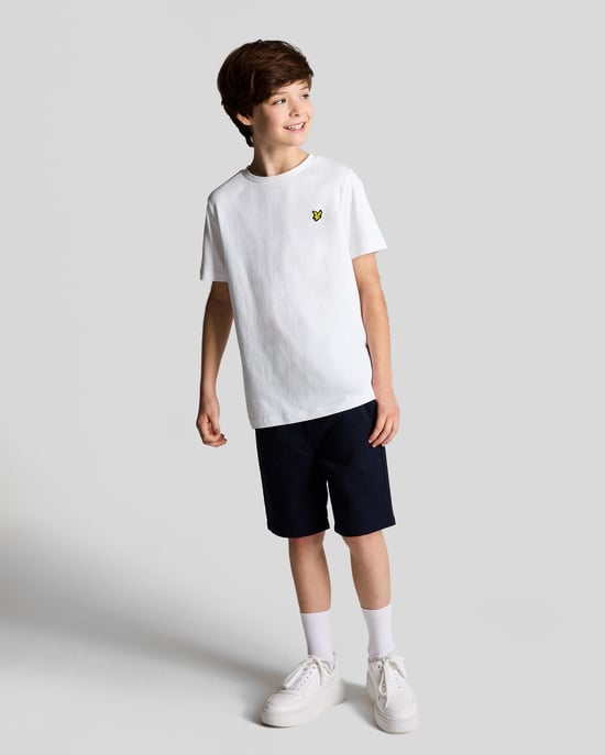 Lyle & Scott Jongens Katoenen T-shirt - Wit - Image 2