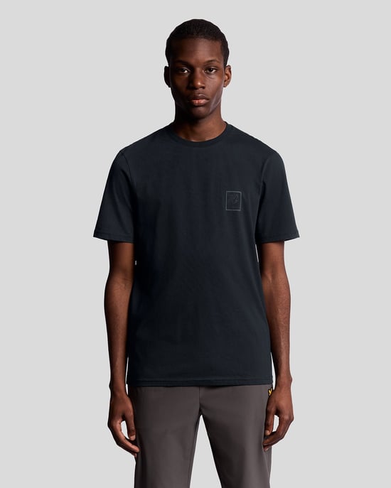 Lyle & Scott Sports Tonal Logo T-Shirt - Navy - Image 1