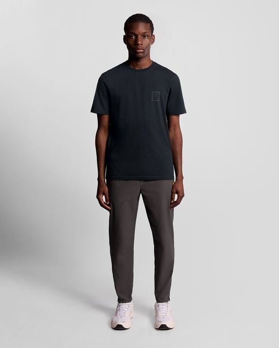 Lyle & Scott Sports Tonal Logo T-Shirt - Navy - Image 2