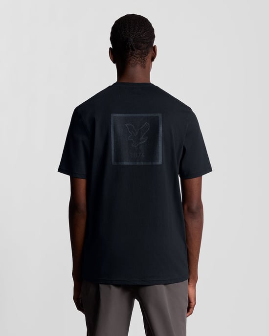 Lyle & Scott Sports Tonal Logo T-Shirt - Navy - Image 4