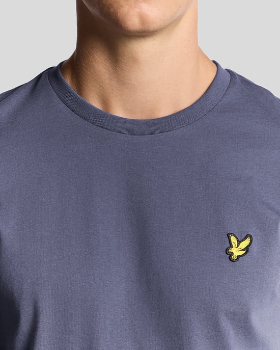 Lyle & Scott Bomull Crew Neck T-Shirt - Grå - Image 3