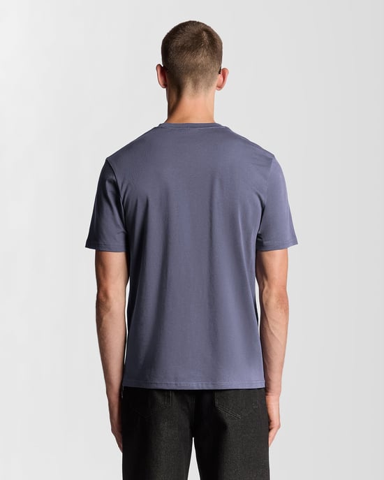 Lyle & Scott Bomull Crew Neck T-Shirt - Grå - Image 4