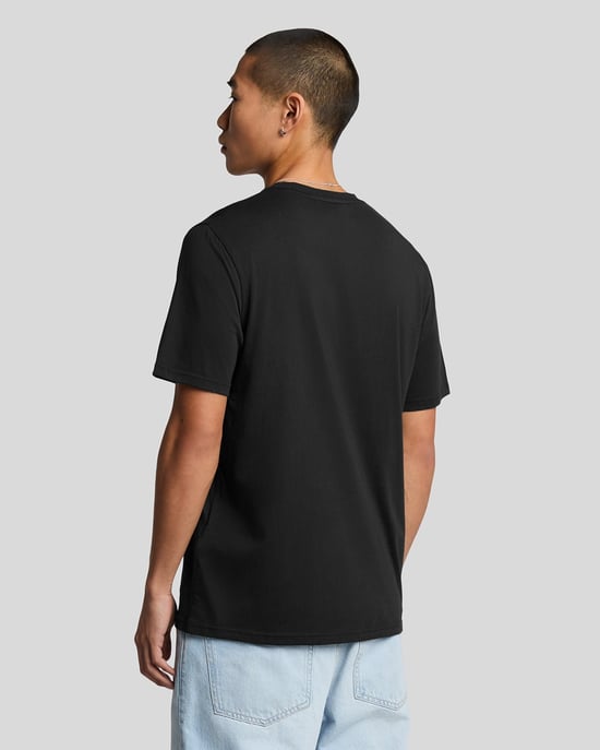 Lyle & Scott Superfine Katoenen T-shirt - Zwart - Image 3