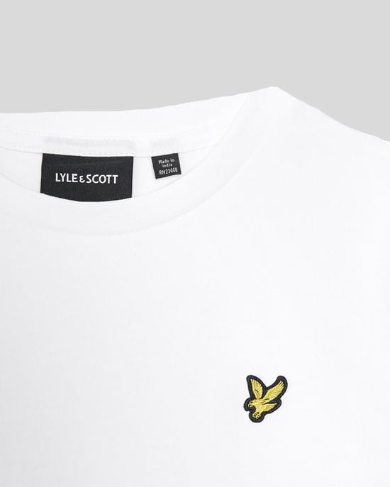 Lyle & Scott Jongens T-shirt met lange mouwen van katoen - Wit - Image 2