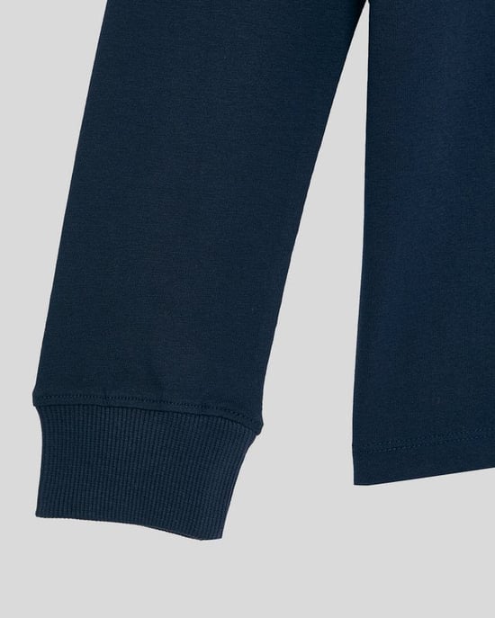 Lyle & Scott Jongens T-shirt met lange mouwen van katoen - Marineblauw - Image 3