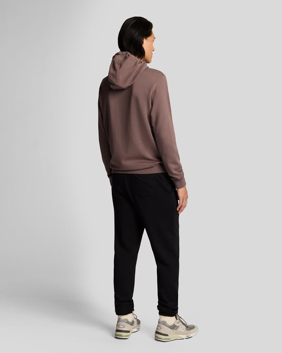 Lyle & Scott Superfin Bomull Slim Joggers - Svart - Image 3