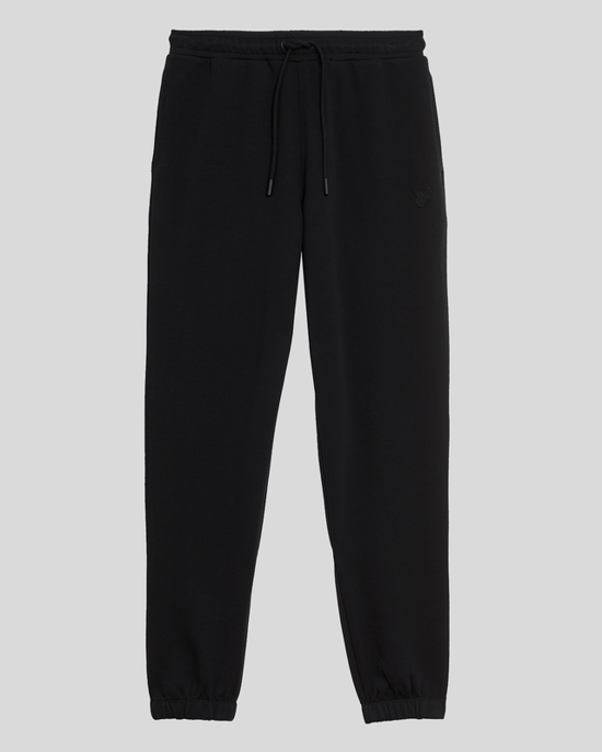 Lyle & Scott Superfin Bomull Slim Joggers - Svart - Image 5