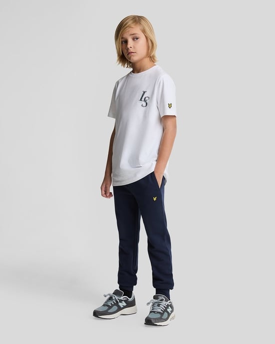 Lyle & Scott Boys' Cotton Joggers - Navy - Image 2