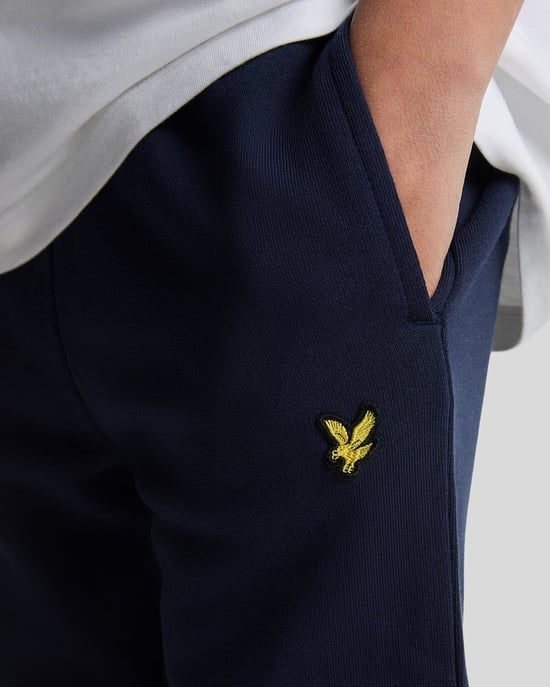 Lyle & Scott Boys' Cotton Joggers - Navy - Image 4
