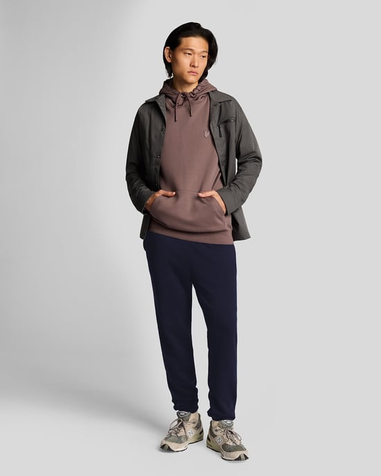 Lyle & Scott Superfine Katoenen Slim Joggingbroek - Marineblauw - Image 2