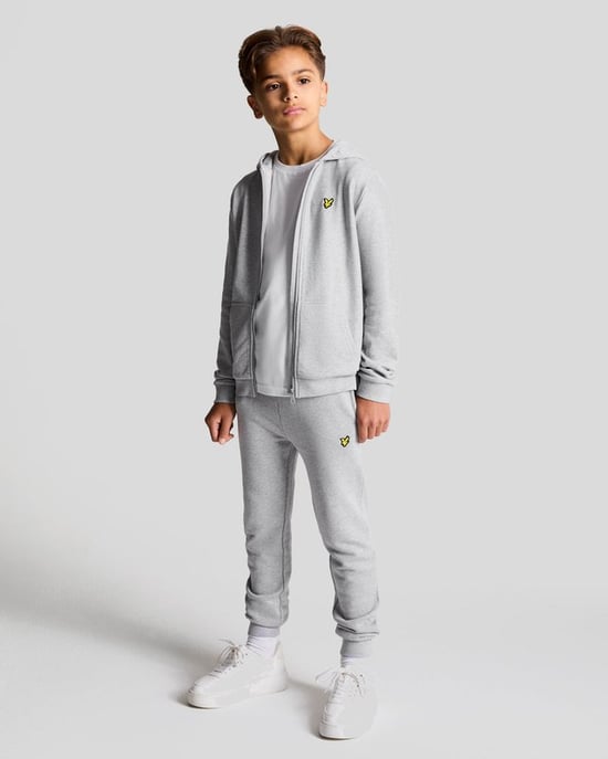 Lyle & Scott jongens katoenen joggingbroek - grijs - Image 2