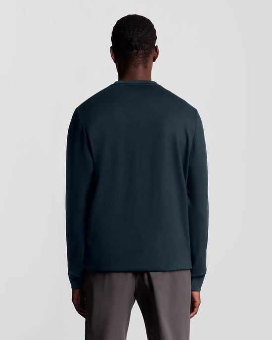 Lyle & Scott Sports Lättvikts-tröja - Marinblå - Image 4