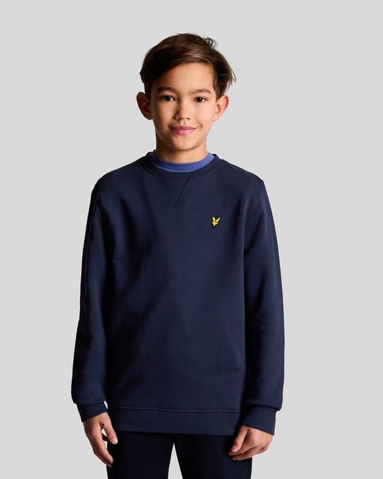 Lyle & Scott Boys' Classic Crew Neck Sweatshirt - Navy - Image 1