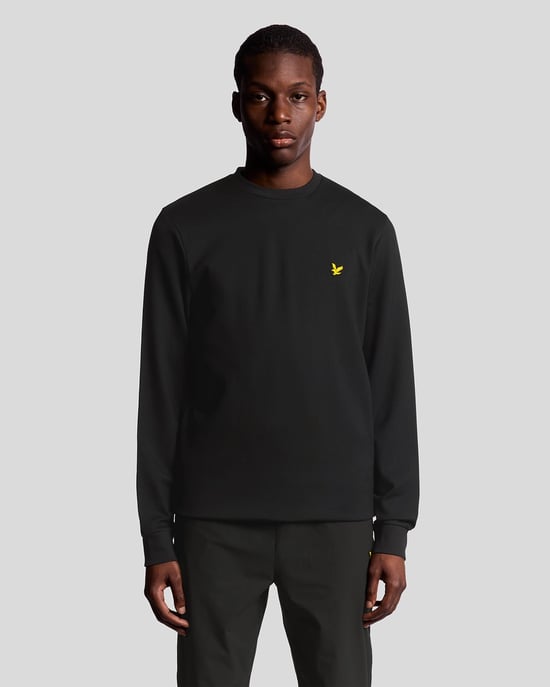Lyle & Scott Sports lättvikts-tröja - svart - Image 1