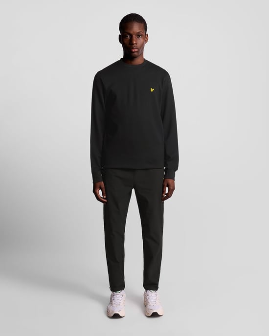 Lyle & Scott Sports lättvikts-tröja - svart - Image 2