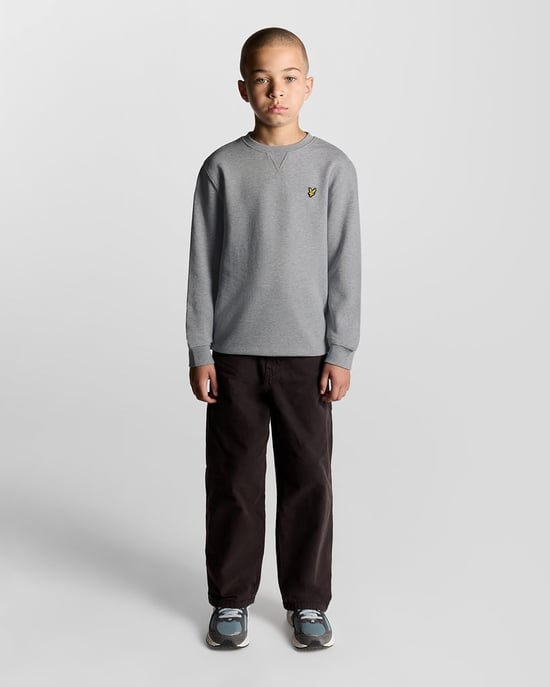 Lyle & Scott Boys' Classic Crew Neck Sweatshirt - Grey - Image 2