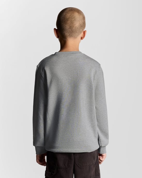 Lyle & Scott Boys' Classic Crew Neck Sweatshirt - Grey - Image 4