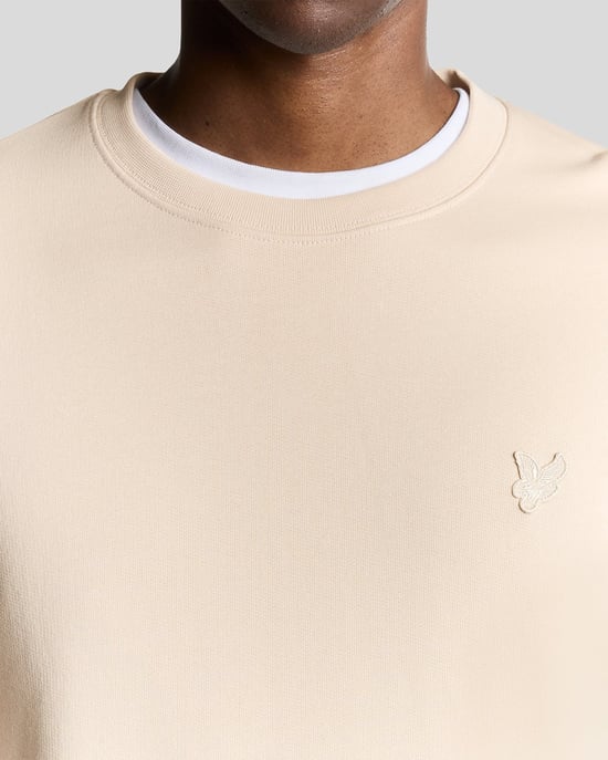 Lyle & Scott Superfine Cotton Crew Neck Sweatshirt - Roze - Image 3
