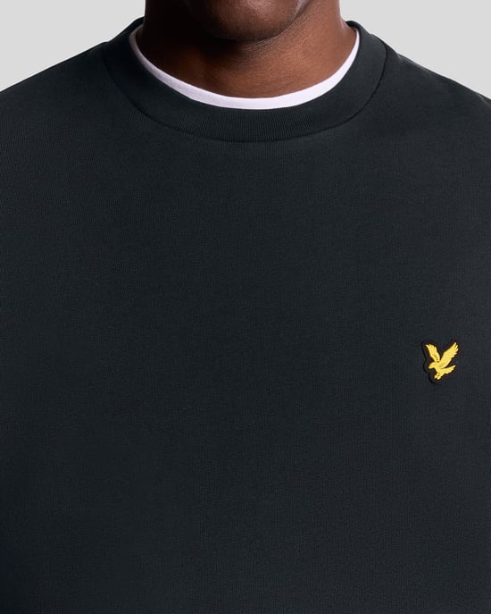 Lyle & Scott Sport Globtryckt Sweatshirt - Marinblå - Image 3