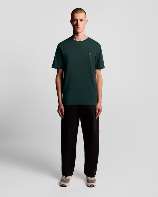 Lyle & Scott katoenen T-shirt met ronde hals - Groen - Image 2