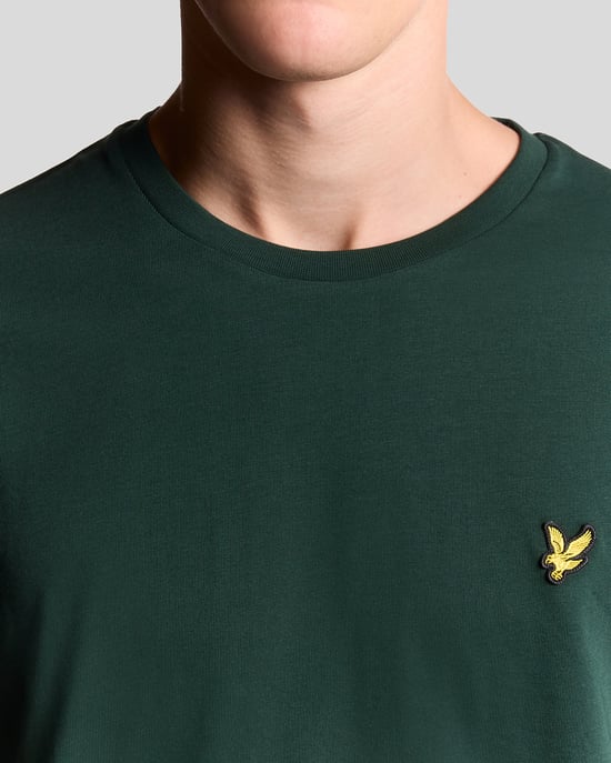 Lyle & Scott katoenen T-shirt met ronde hals - Groen - Image 3