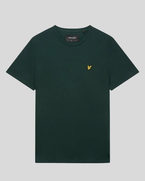 Lyle & Scott katoenen T-shirt met ronde hals - Groen - Image 5