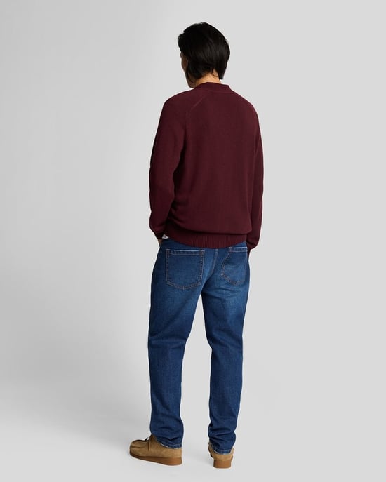 Lyle & Scott Regular Fit Tapered Denim Jeans - Blauw - Image 3