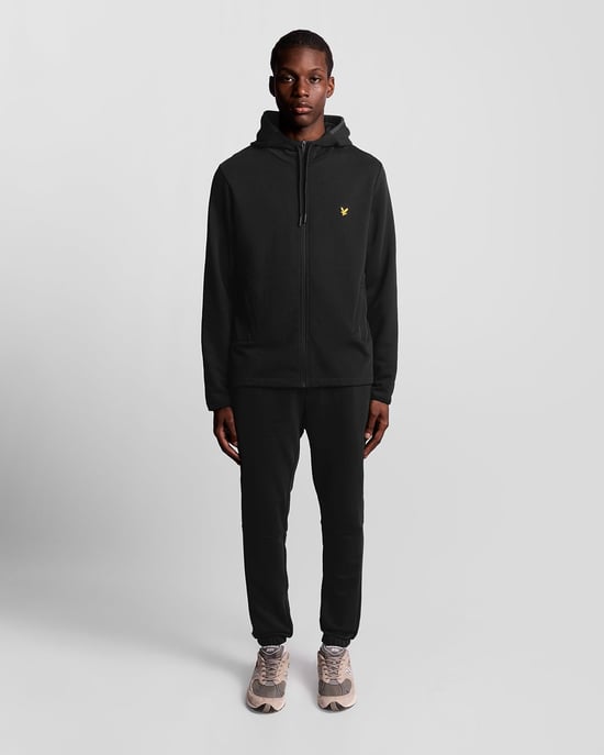 Lyle & Scott Sports Tape Track Jacket - Black - Image 2
