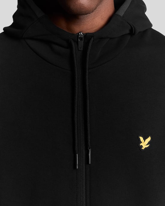 Lyle & Scott Sports Tape Track Jacket - Black - Image 3