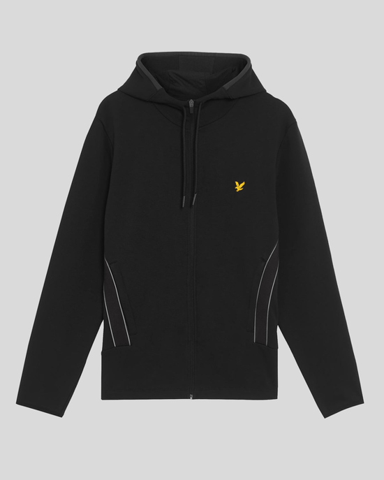 Lyle & Scott Sports Tape Track Jacket - Black - Image 5