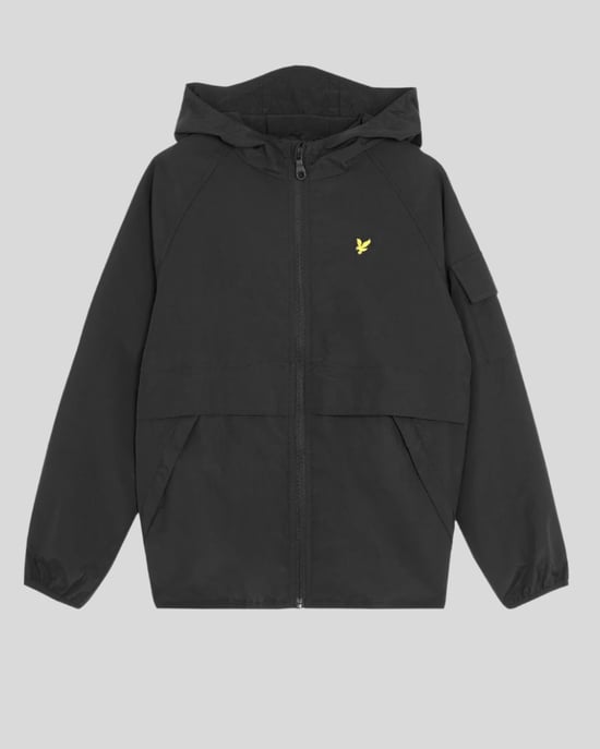 Lyle & Scott Boys' Hooded Windbreaker Jacket - Black - Image 5